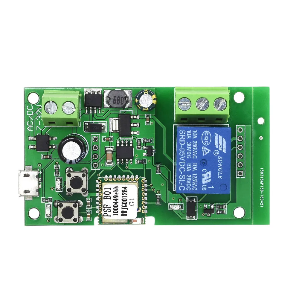 Wireless Smart Switch DC 5V-12V Home Relay Module Self-locking Wifi ...