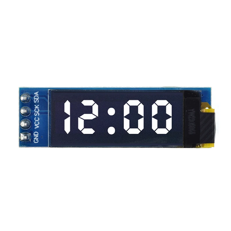 White OLED Display 0.91" 128x32 SSD1306