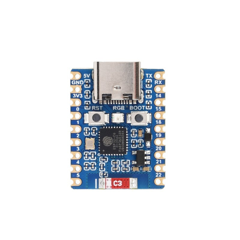 ESP32-C6 Mini Development Board - 2.4GHz WiFi & Bluetooth - Unsoldered