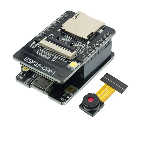 ESP32-CAM + Camera + MB (Motherboard) Development Board