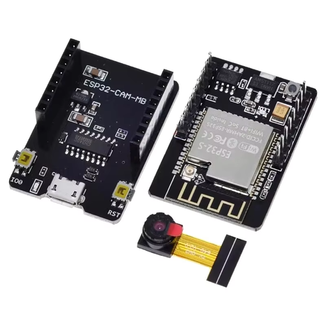 ESP32-CAM + Camera + MB (Motherboard) Development Board