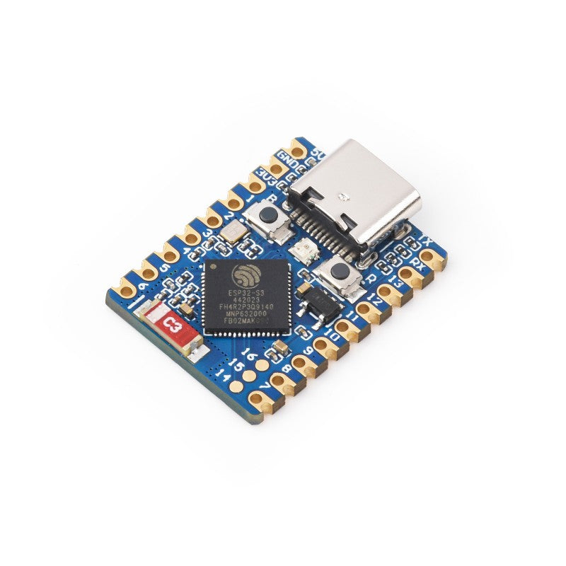 ESP32-S3 Mini Development Board - 2.4GHz WiFi & Bluetooth - Unsoldered
