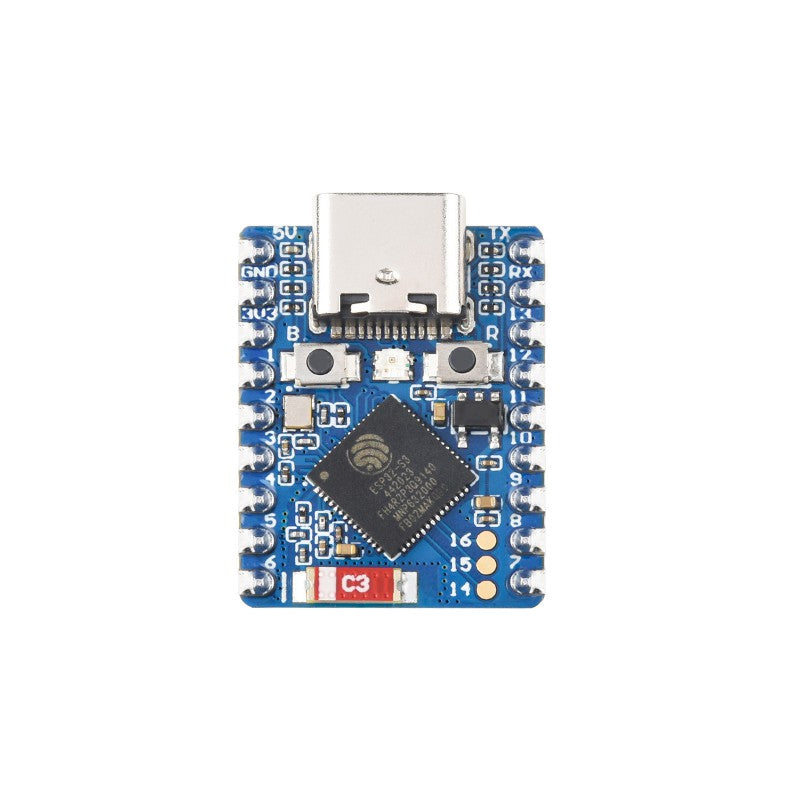 ESP32-S3 Mini Development Board - 2.4GHz WiFi & Bluetooth - Soldered