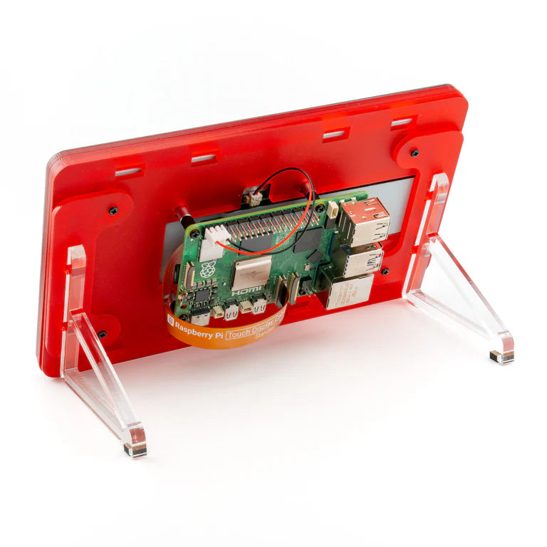 Pimoroni Pibow Frame for Raspberry Pi Touch Display 2 - Coupé Red
