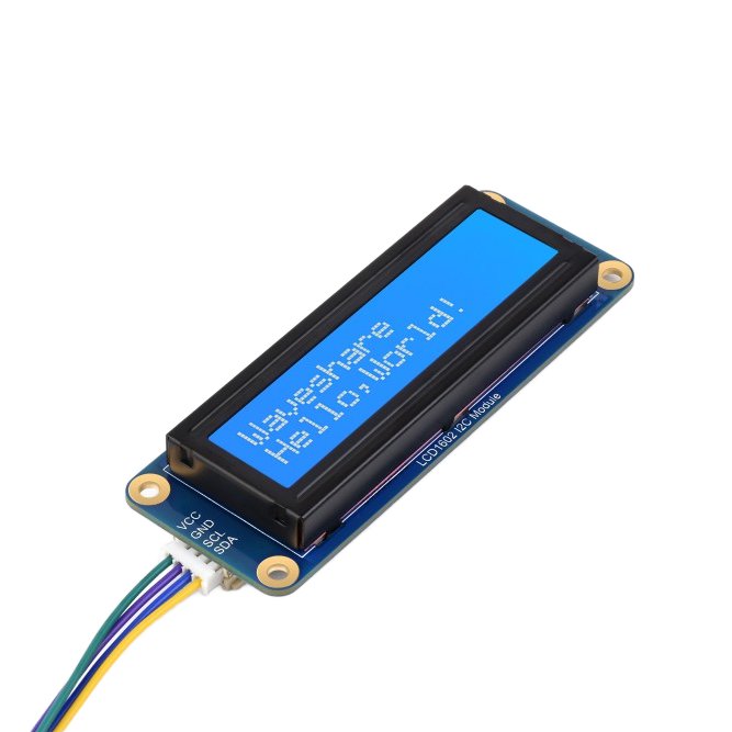 1602 LCD Display White Text On Blue 16x2 - I2C 3.3V/5V