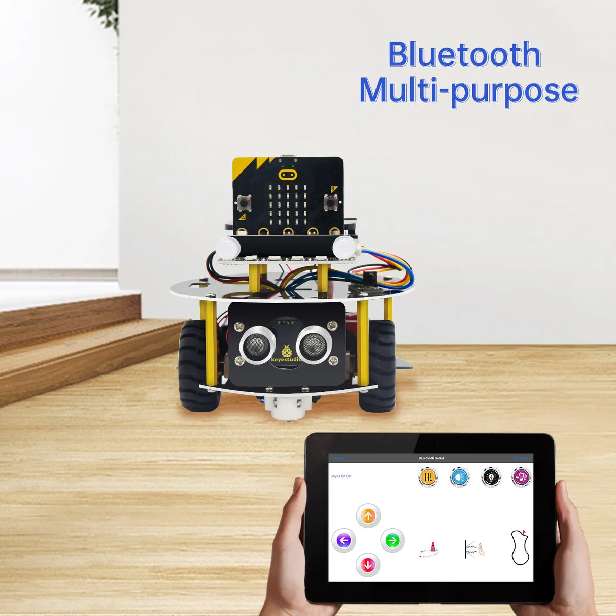 Keyestudio micro:bit Mini Smart Turtle Car Kit