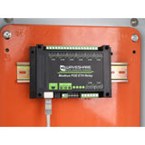 8-Channel Ethernet Relay Module, PoE, Modbus RTU/TCP, Opto-Isolated Protection Waveshare