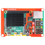 Pimoroni Pibow Coupe 4 Case for Raspberry Pi 4 - Rainbow