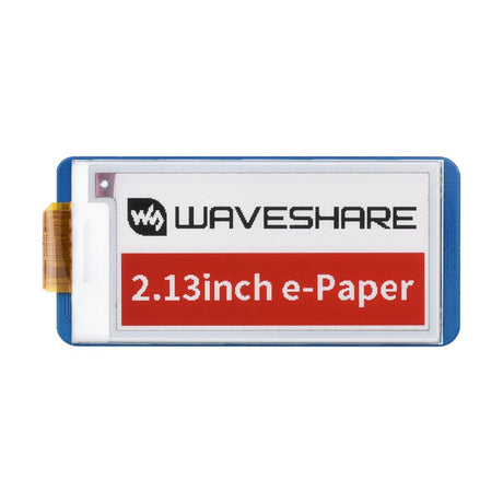 2.13inch E-Ink display HAT for Raspberry Pi - 250x122 - Black / White / Red