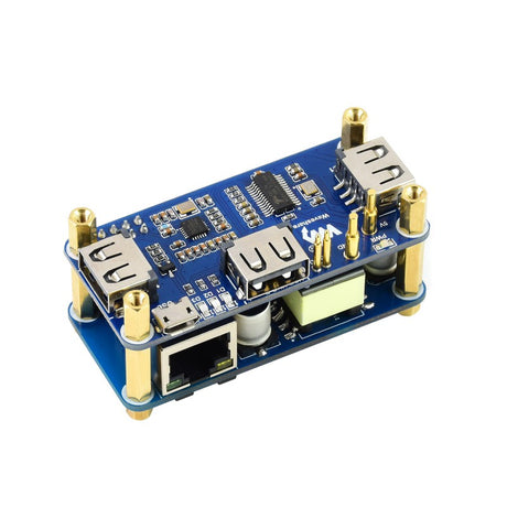 PoE Ethernet / USB HUB HAT for Raspberry Pi Zero 2 / 2W