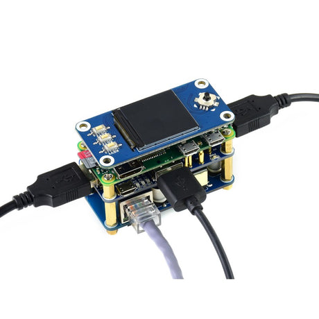 PoE Ethernet / USB HUB HAT for Raspberry Pi Zero 2 / 2W