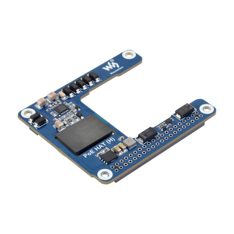 Raspberry Pi 5 PoE HAT, 5V 5A Output, 802.3af/at Compatible Waveshare