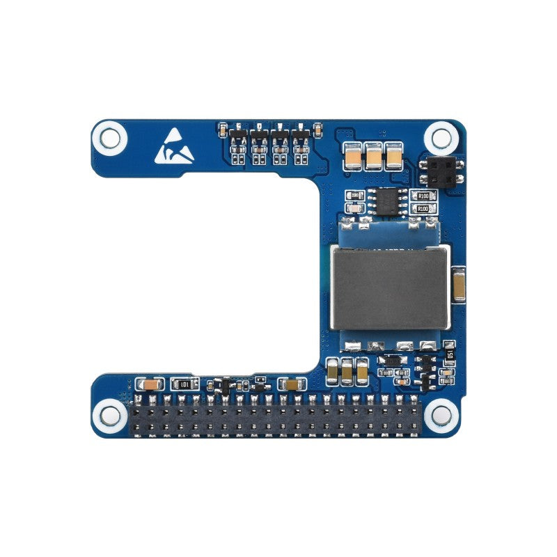 Raspberry Pi 5 PoE HAT, 5V 5A Output, 802.3af/at Compatible Waveshare