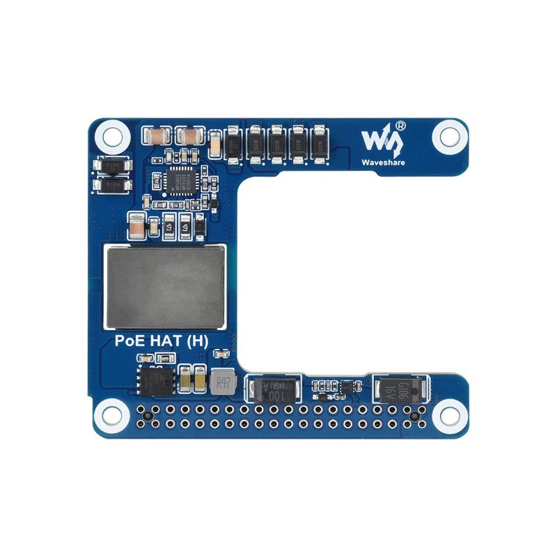 Raspberry Pi 5 PoE HAT, 5V 5A Output, 802.3af/at Compatible Waveshare