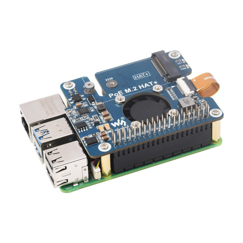 PCIe To M.2 Adapter With PoE Function For Raspberry Pi 5