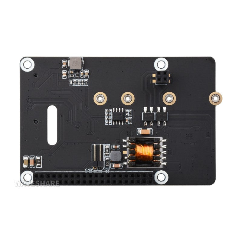 PCIe To M.2 Adapter PoE Raspberry Pi 5, NVMe M.2 SSD HAT Waveshare
