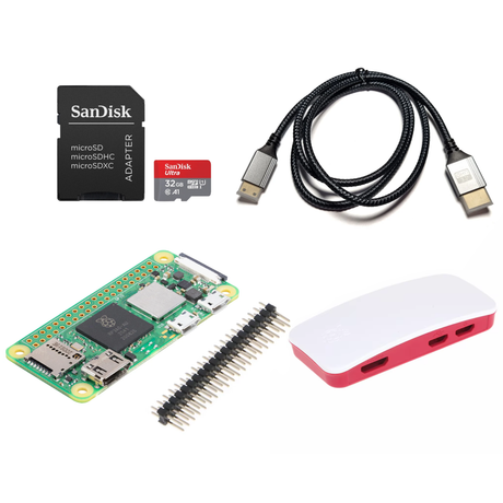 Raspberry Pi Zero 2 W Starter Kit - Beginners Collection