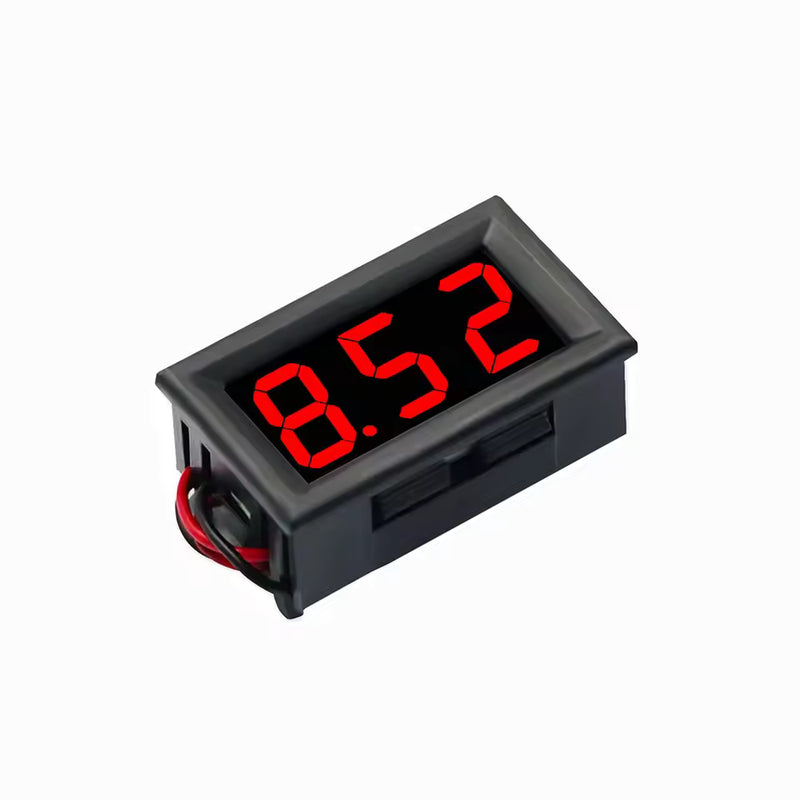 Red DC 3-30V LED Digital Voltmeter