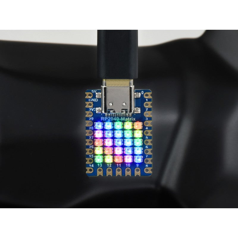 RP2040-Matrix Development Board - Onboard 5×5 RGB LED Matrix