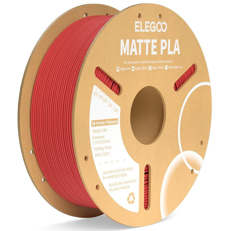 Elegoo Matte PLA Red 1.75mm 1kg