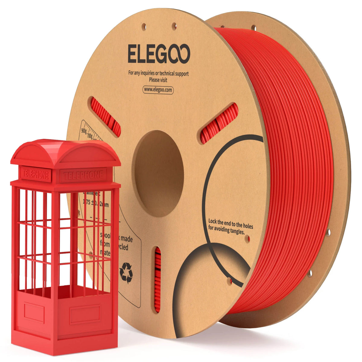 Elegoo PLA Red 1.75mm 1kg