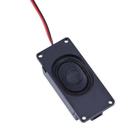 Mono Enclosed Speaker with Plain Wires - 3W 8 Ohm