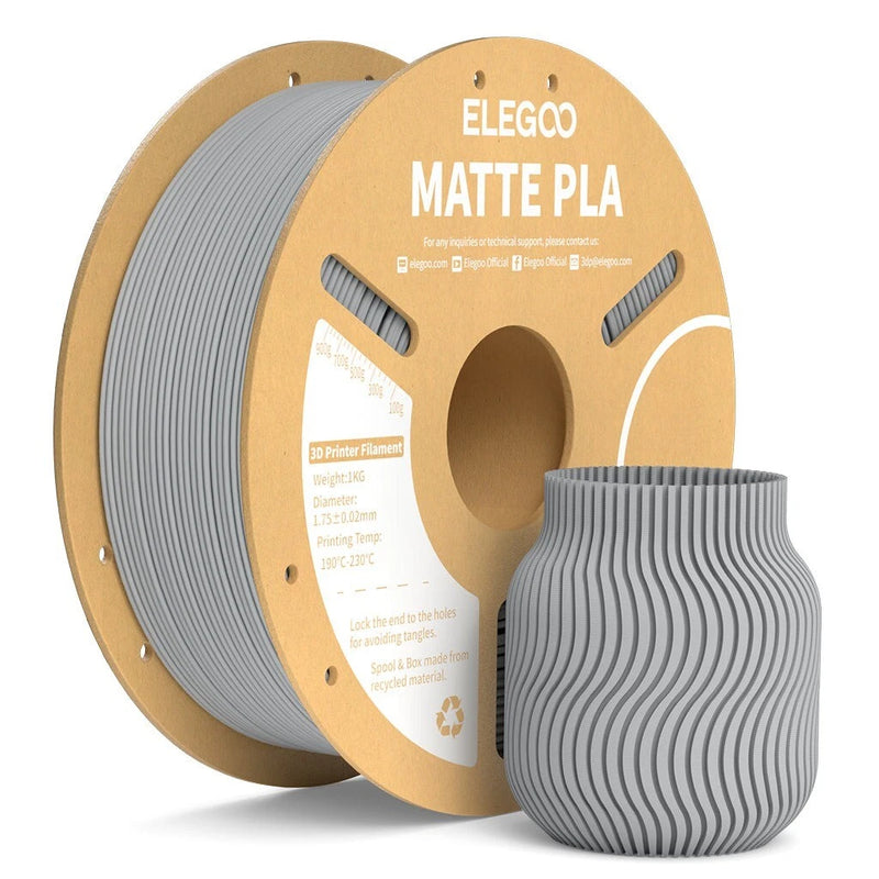 Elegoo Matte PLA Slate Grey 1.75mm 1kg