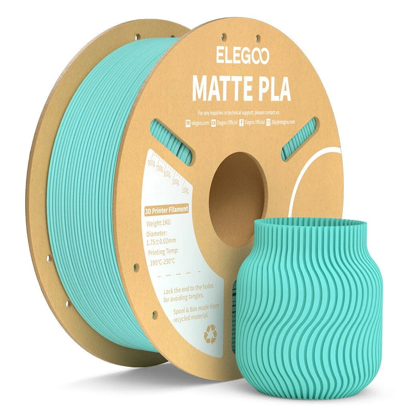 Elegoo Matte PLA Teal Green 1.75mm 1kg