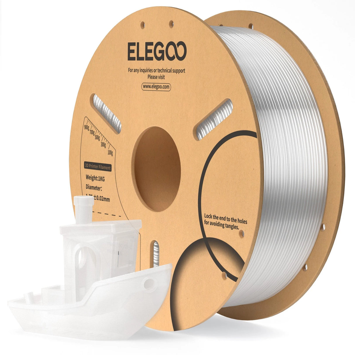 Elegoo PLA Translucent 1.75mm 1kg