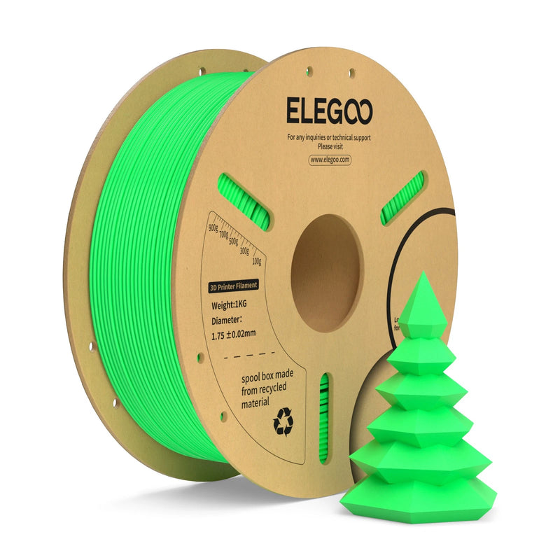 Elegoo PLA+ Neon Green 1.75mm 1kg