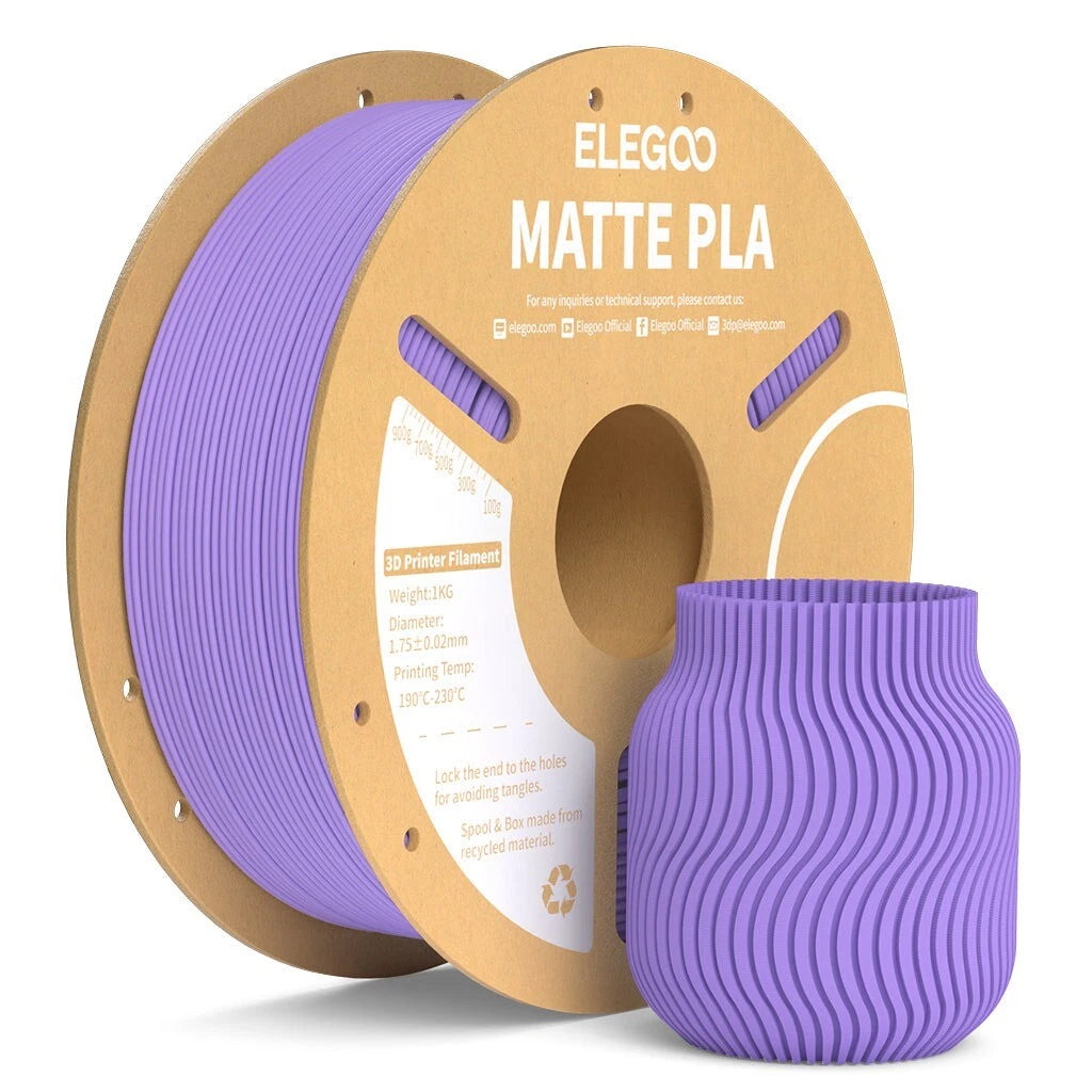 Elegoo Matte PLA Lavender Purple 1.75mm 1kg