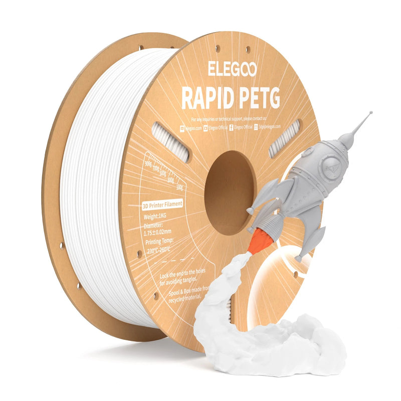 Elegoo Rapid PETG White 1.75mm 1kg