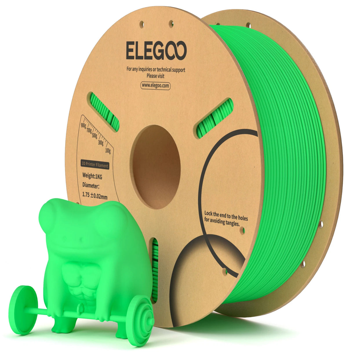 Elegoo PLA Green 1.75mm 1kg