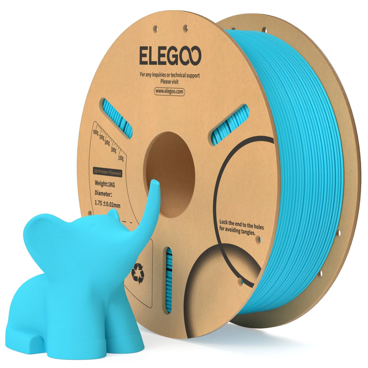 Elegoo PLA Sky Blue 1.75mm 1kg