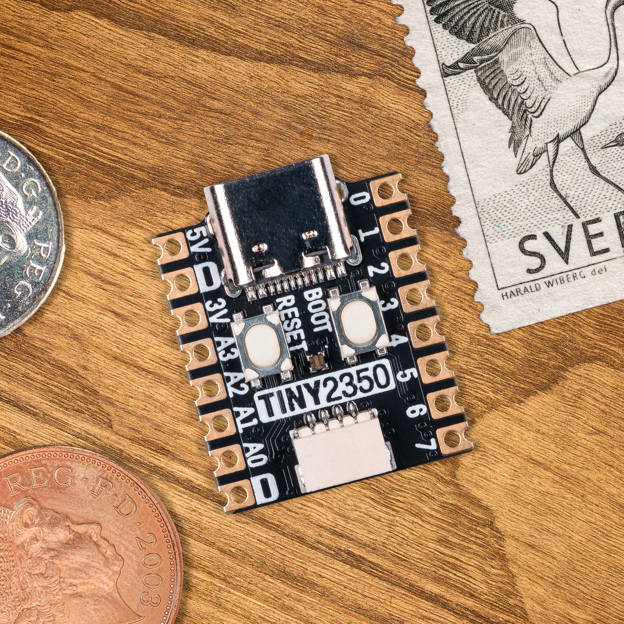 Pimoroni Tiny 2350 RP2350 Microcontroller Development Board