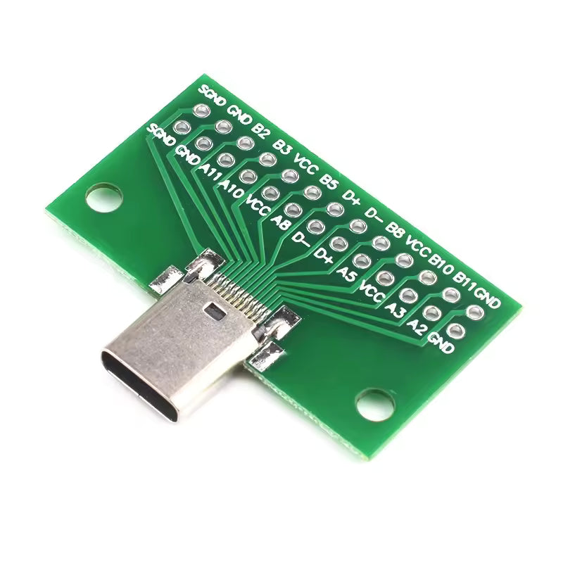 USB-C Female Breakout Board 24 Pin
