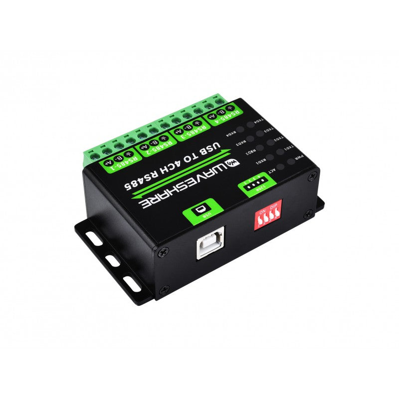 Industrial USB TO 4 Channl RS485 Converter Waveshare