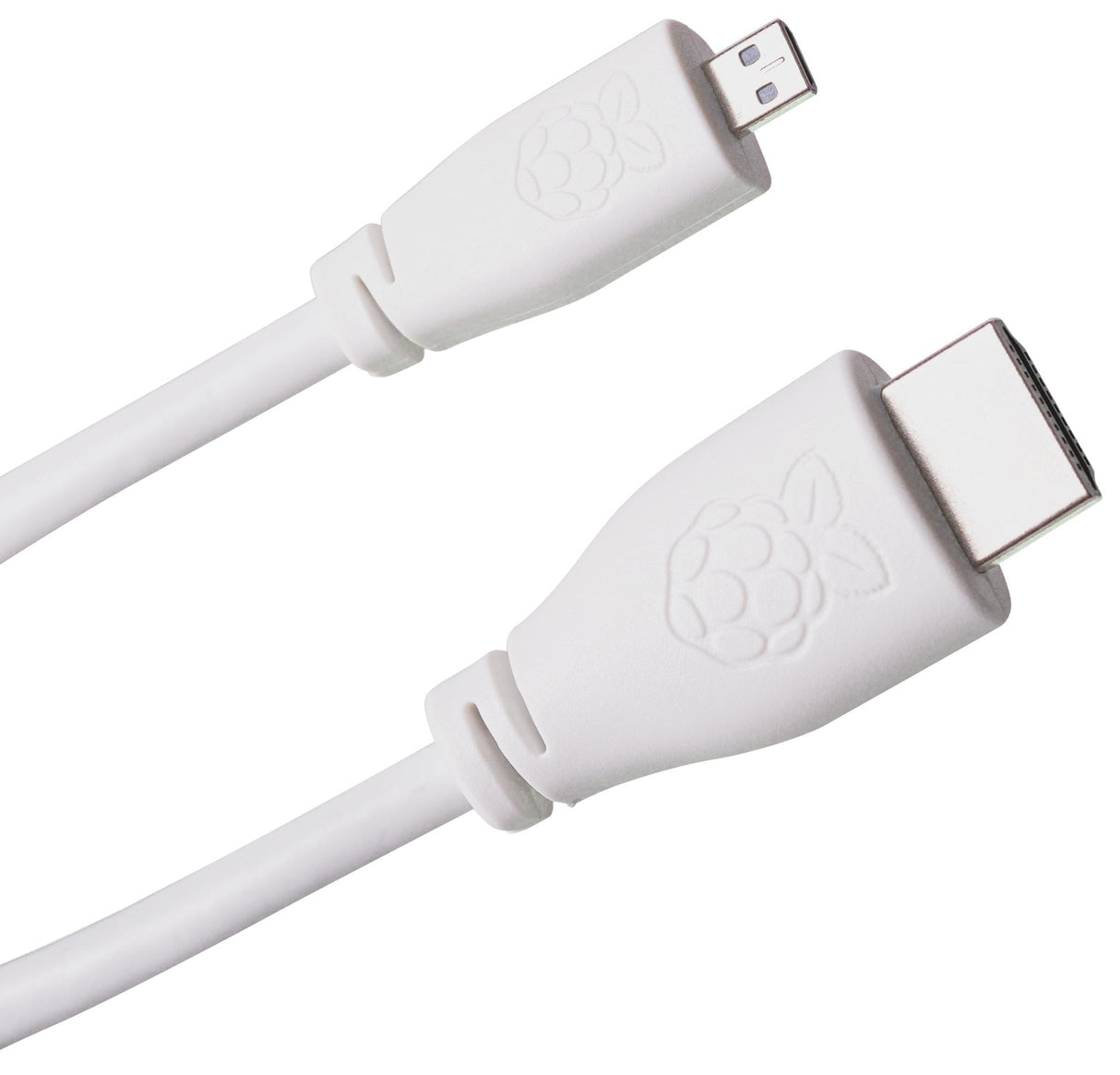 Micro HDMI to Standard HDMI 2.0 Official Raspberry Pi Cable for Raspberry Pi 4 & 5 - White