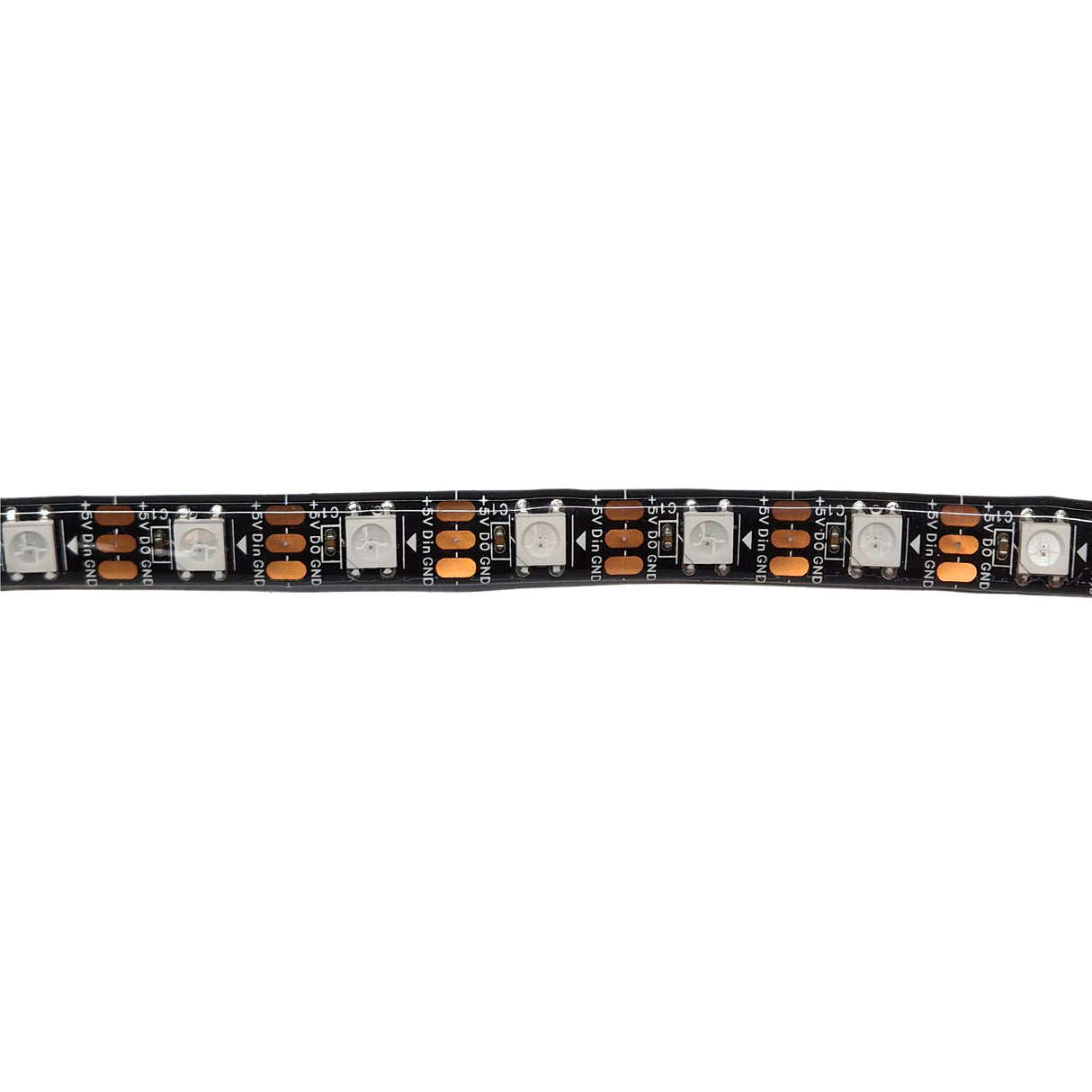 WS2812B Addressable RGB LED Strip Black PCB - 5M 60 LEDs/m IP65